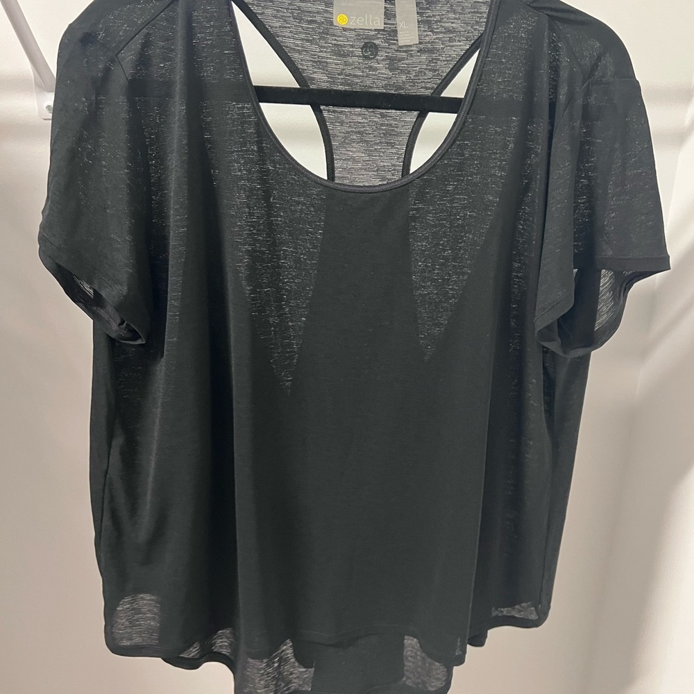 Zella Charcoal Short Sleeve Tee